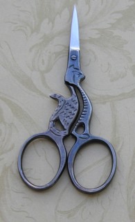 Cat Scissors Gunmetal Special 3 3/4